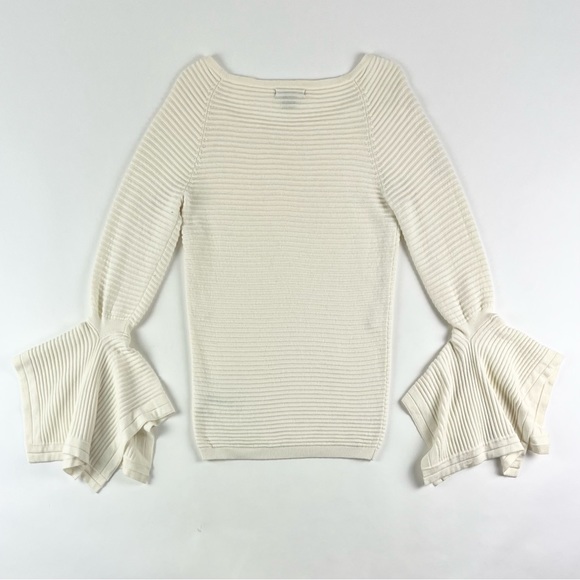 Marciano Binx Bell Sleeve Ivory Sweater - Picture 7 of 11
